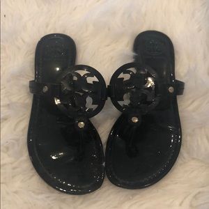 Tory Burch Black Patent Miller 8 1/2
